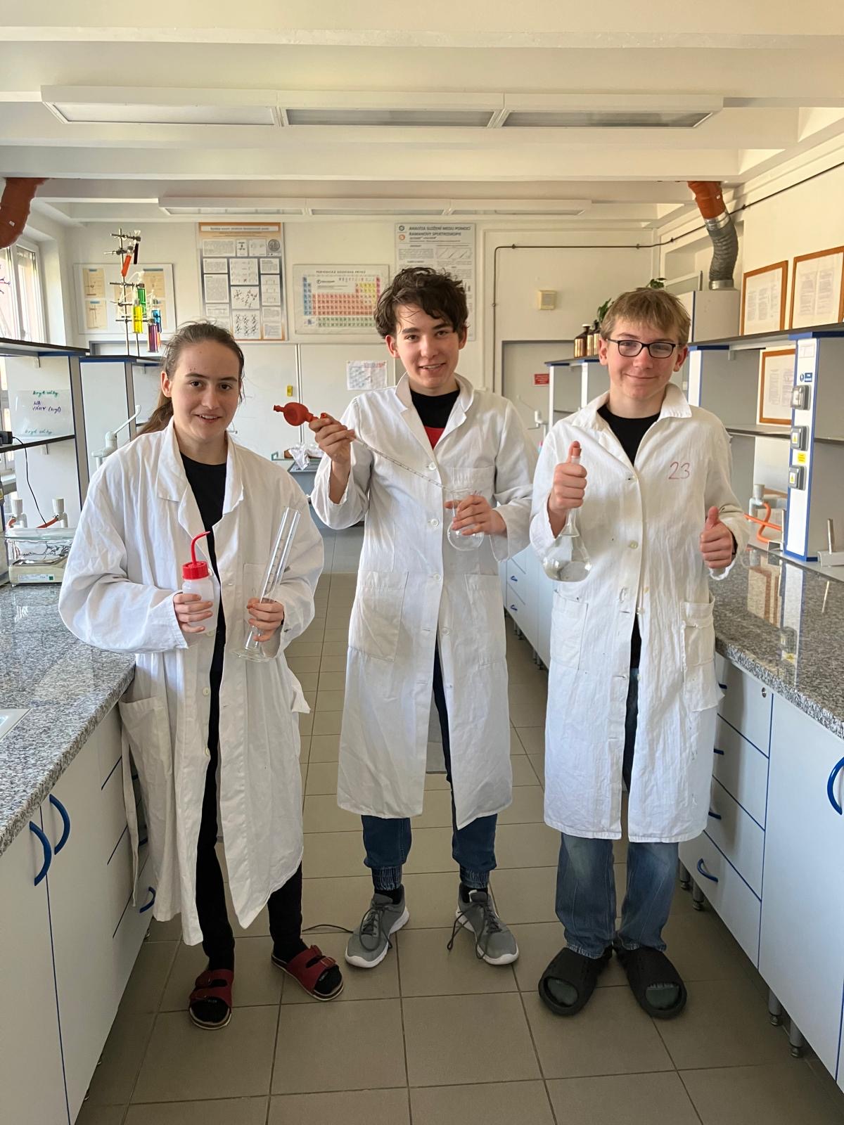Chemické olympiáda - školní kolo GO