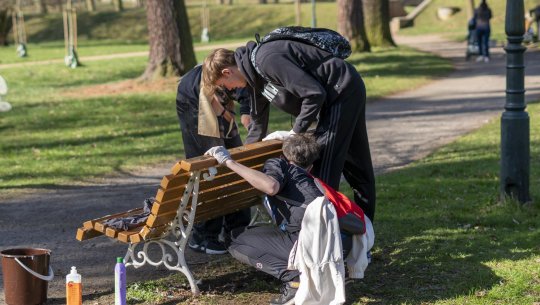 Úklid Zámeckého parku