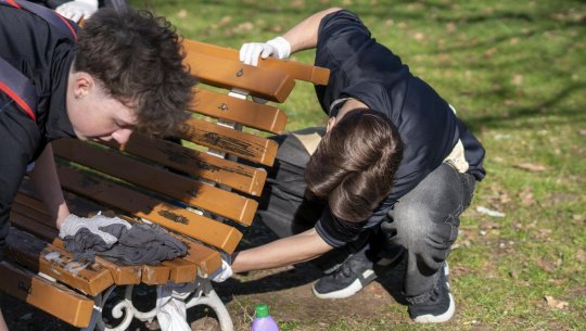Úklid Zámeckého parku