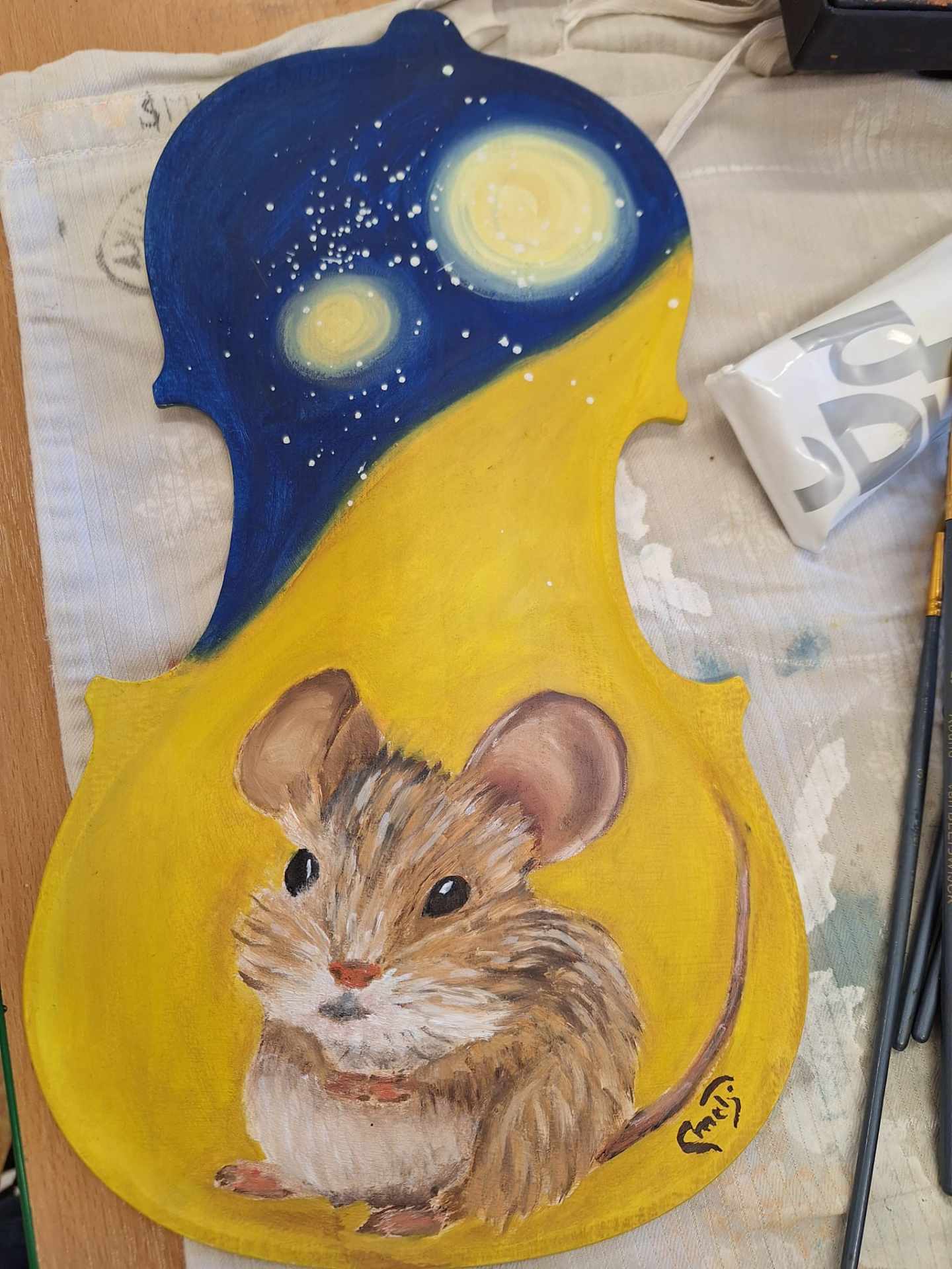 Malování na gymnáziu