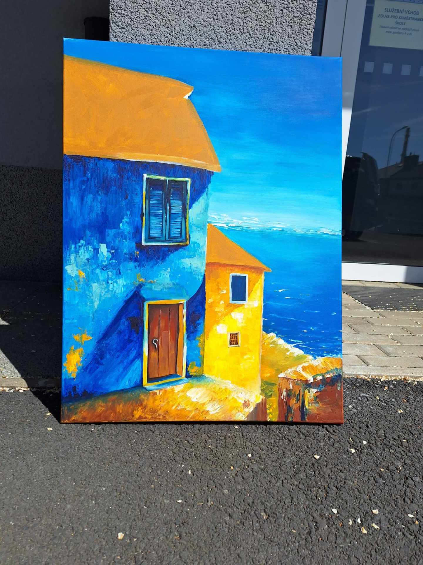 Malování na gymnáziu