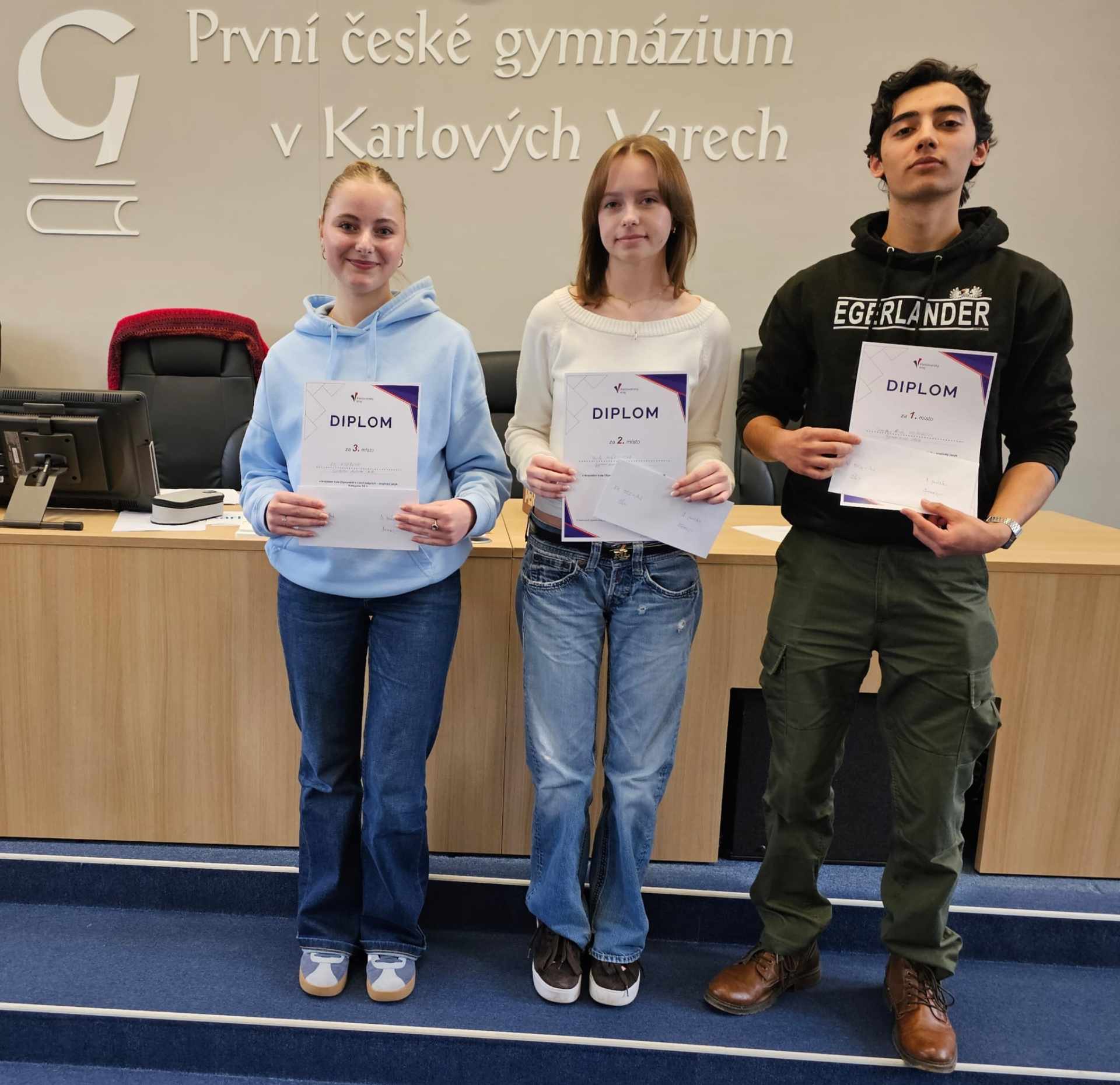 Krajské kolo olympiády v AJ