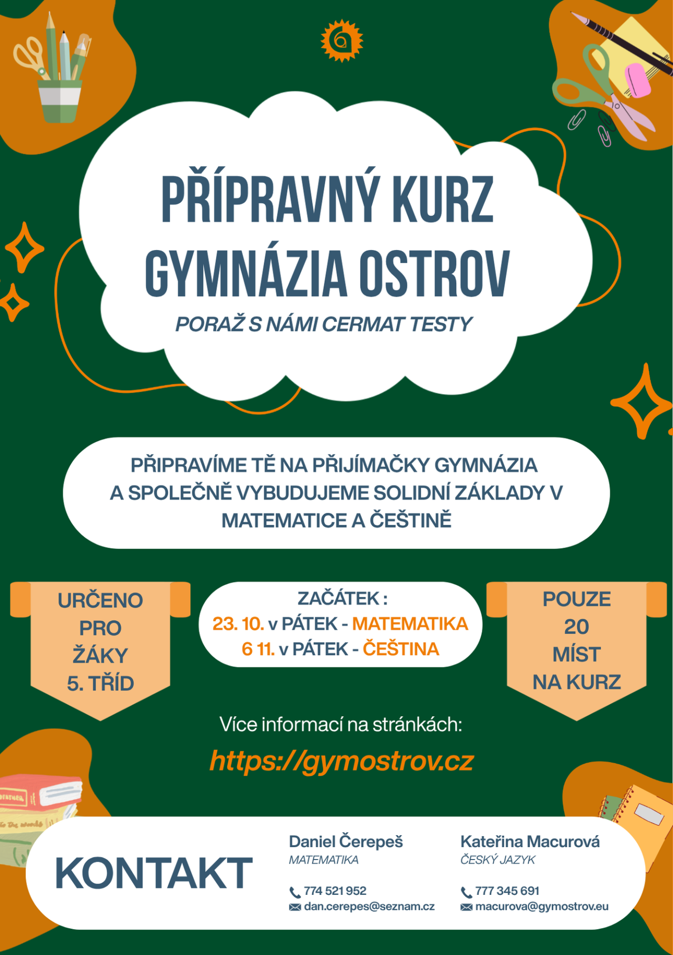 Kurz pro přiímací zkoušky