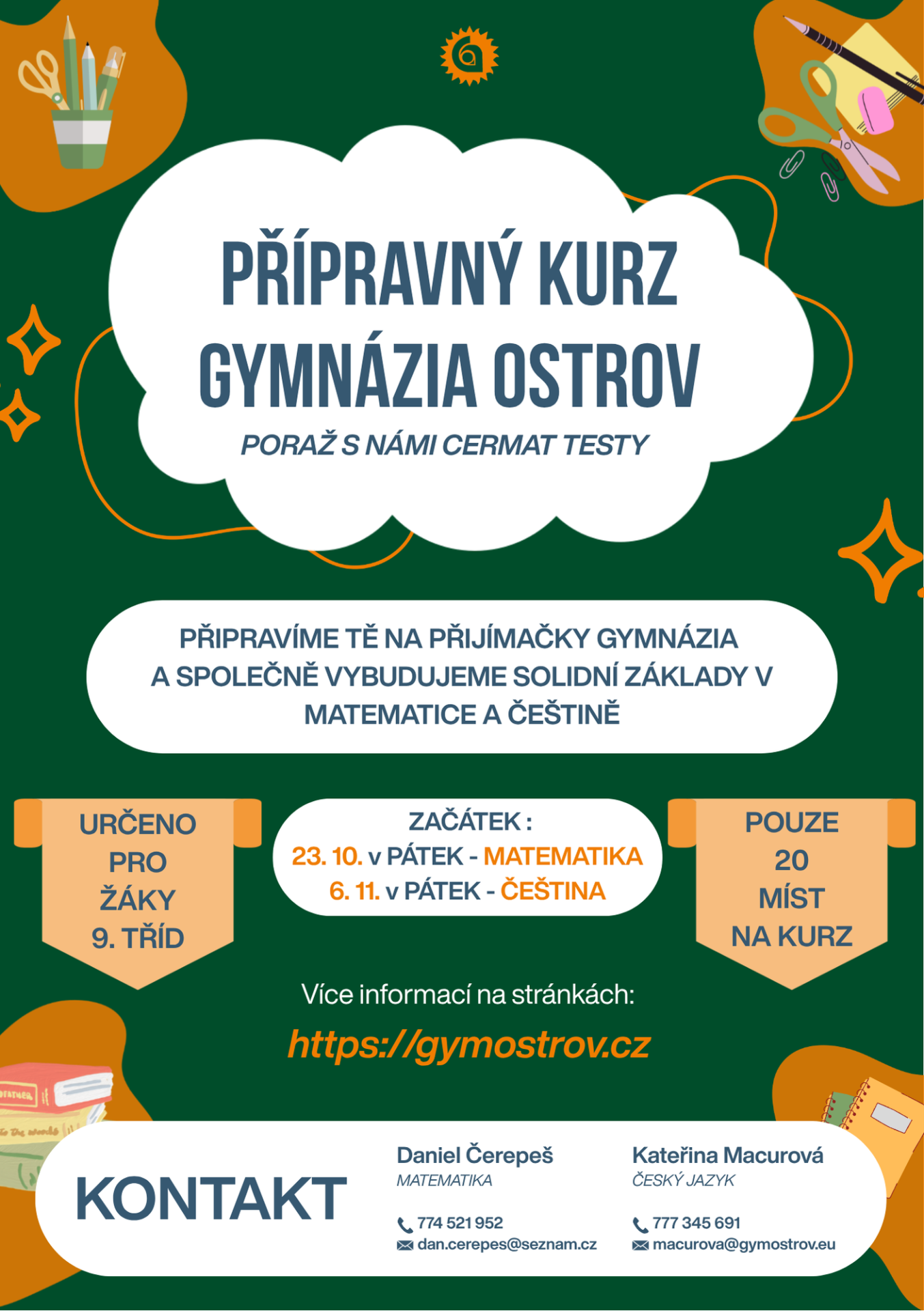 Kurz pro přiímací zkoušky