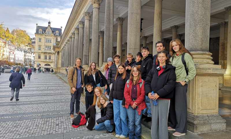 Návštěva z Gymnázia v Hofu